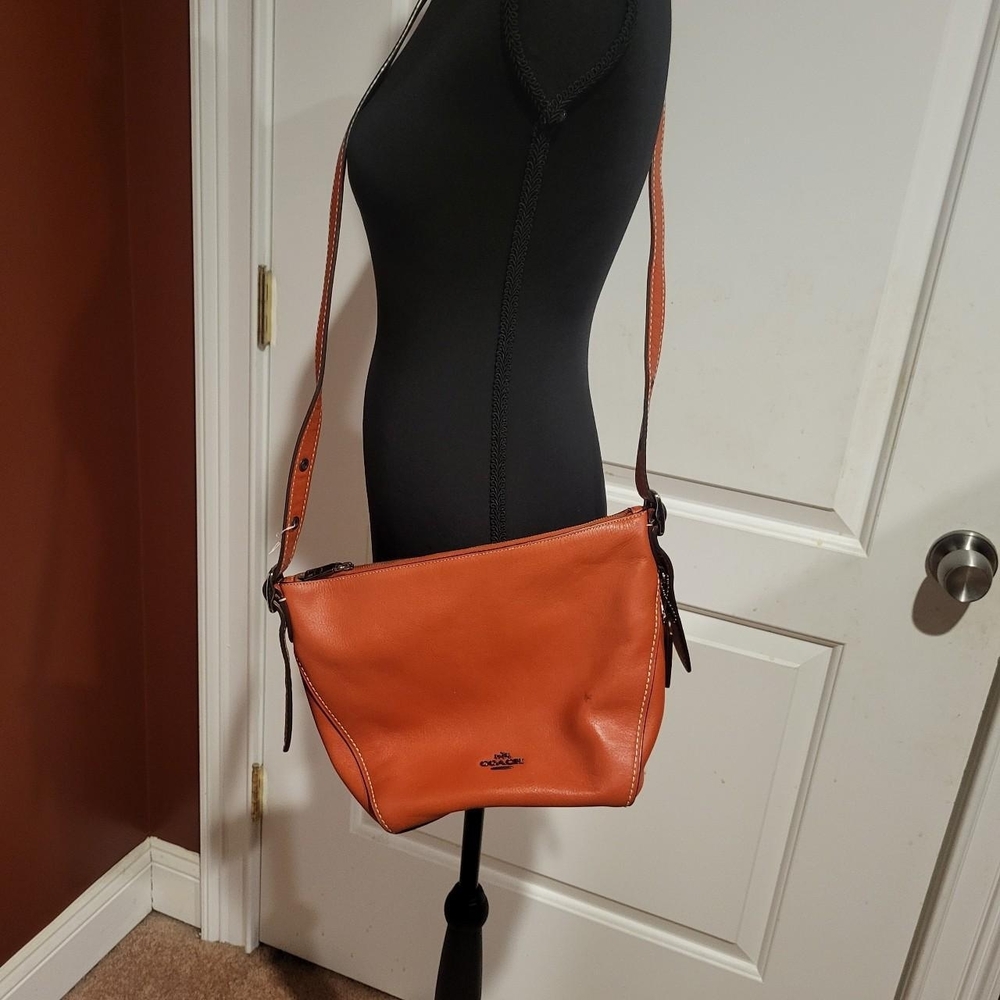 Coach Vibrant Orange Crossbody Bag